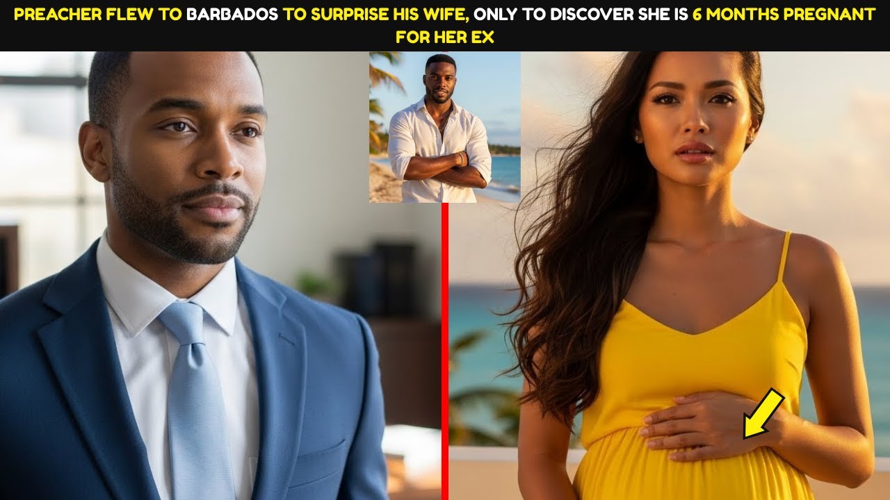 Preacher Flew To Barbados To Surprise His Wife, Only To Discover She Is 6 Months Pregnant For Her Ex