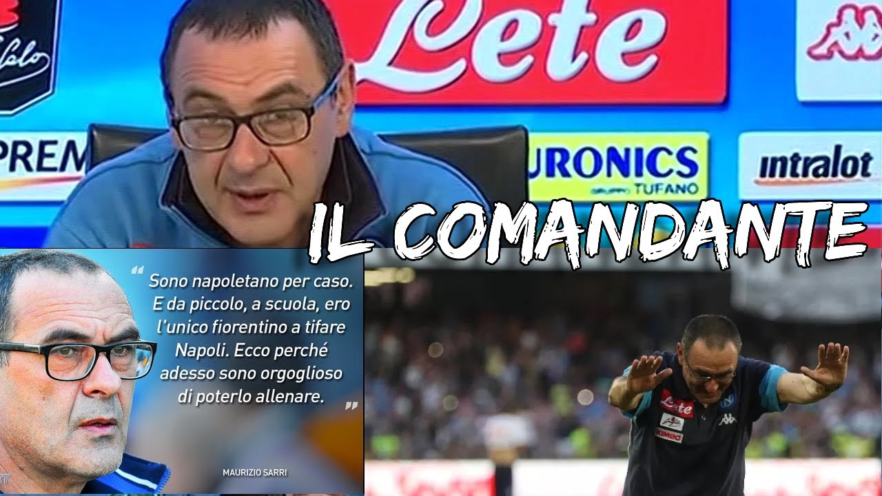 NAPOLI GRAZIE COMANDANTE...SEMPRE NEI NOSTRI CUORI MAESTRO MAURIZIO SARRI