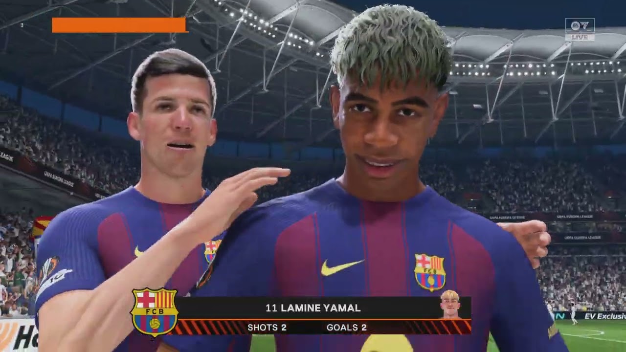 🏆 FC 26 PS5 4K HDR — Europa League FinalReal Madrid vs Barcelona (El Clásico Final) #fc26 #ps5 #4k
