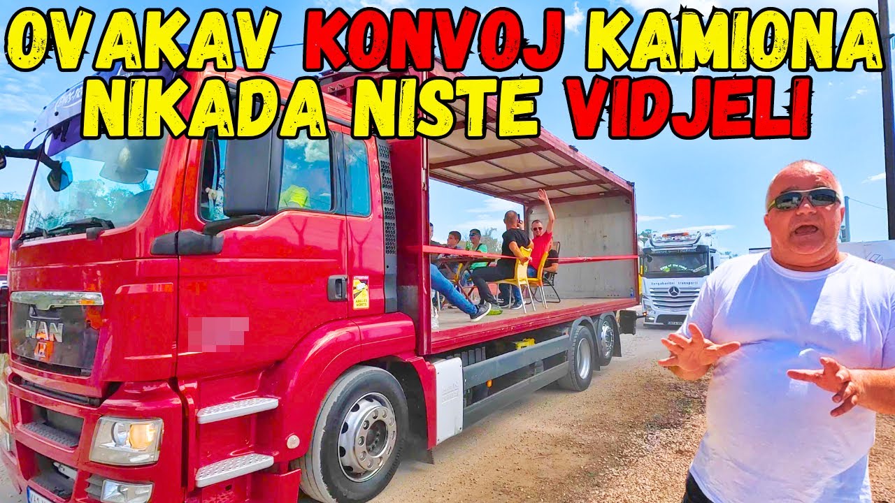 TRUCK SHOW ŽIVINICE 2024 DRUGI DIO KONVOJ KAMIONA IZLAZI NA SVEČANI DEFILE