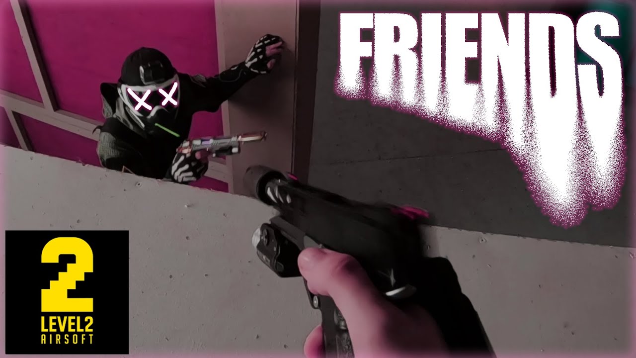 FRIENDS - Level 2 Airsoft Custom TM Hi capa gameplay