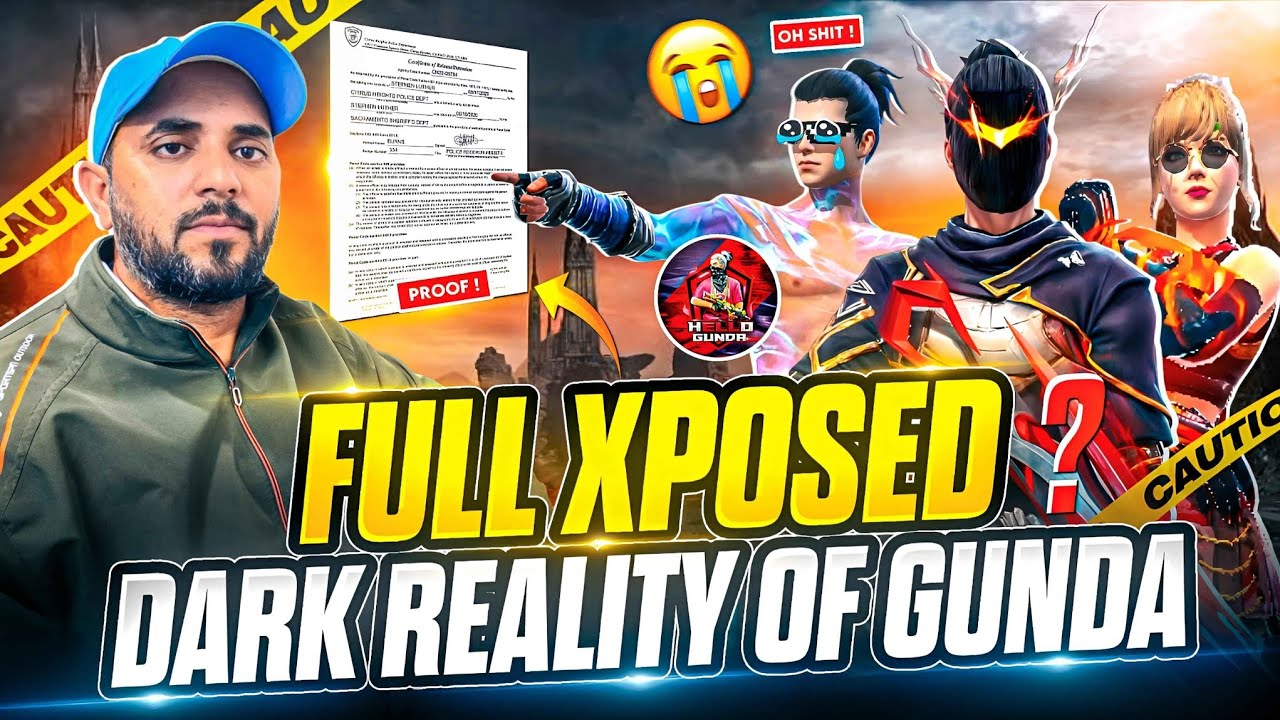 Last Day Of Controversy Full Expose Gunda With proof ☠️💣 ||VASU GAMER|| 
