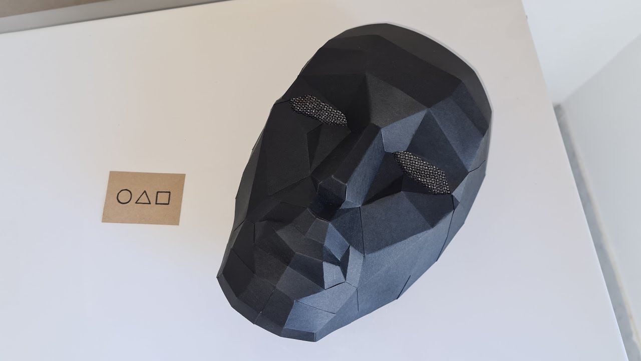 HALLOWEEN MASK DIY FRONTMAN - SQUID GAME MASK