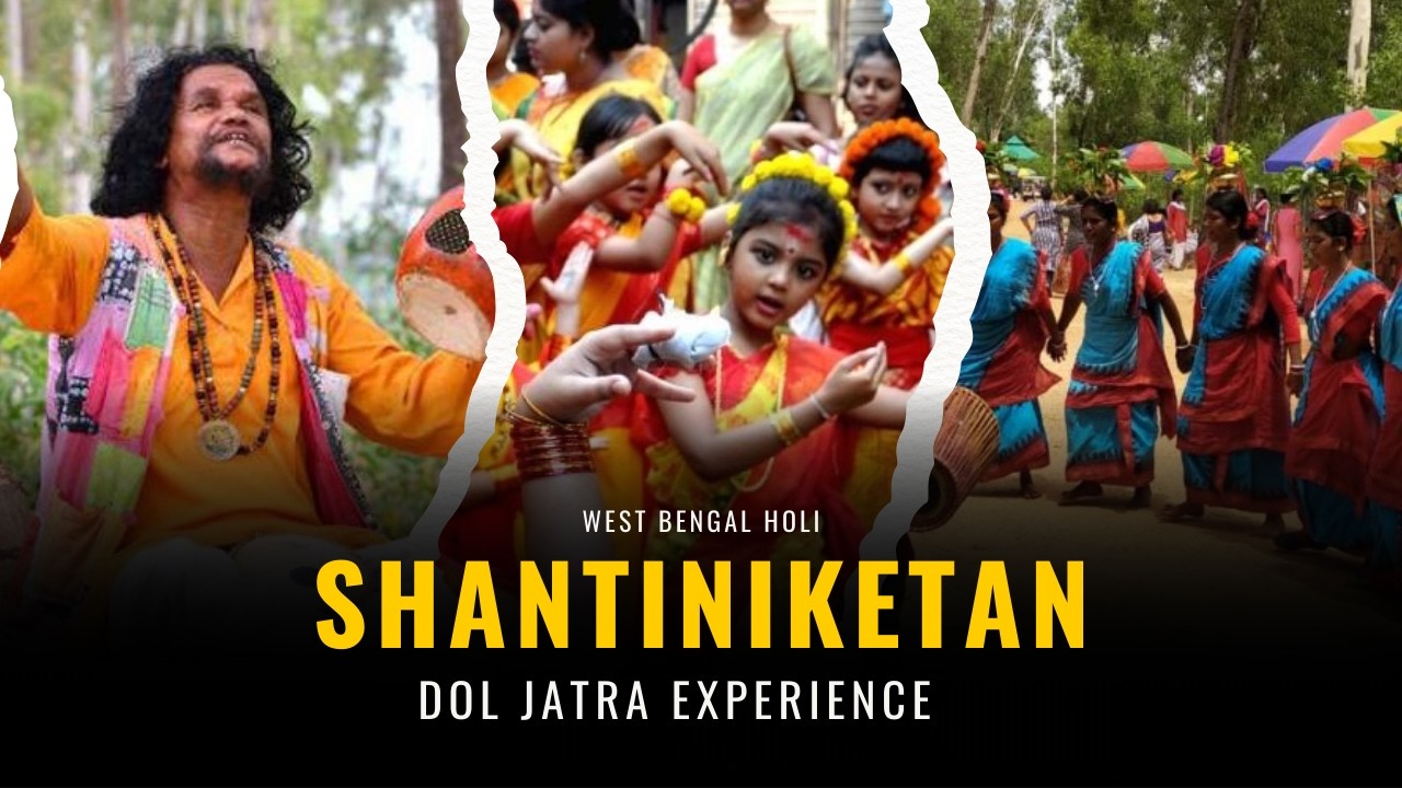 Dol Jatra in Shantiniketan | Basanta Utsav Bolpur Holi Celebration