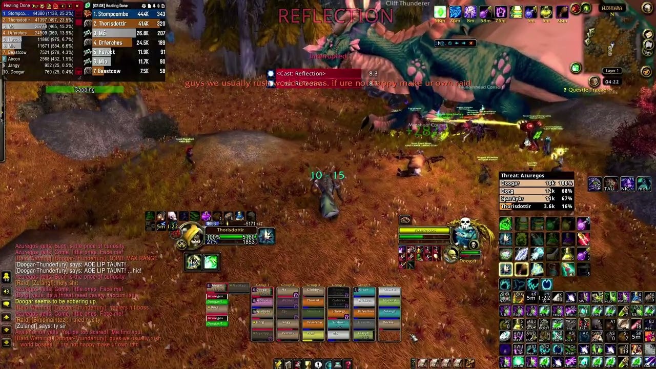 Classic WoW: Era // World Boss: Azuregos // Resto Druid PoV