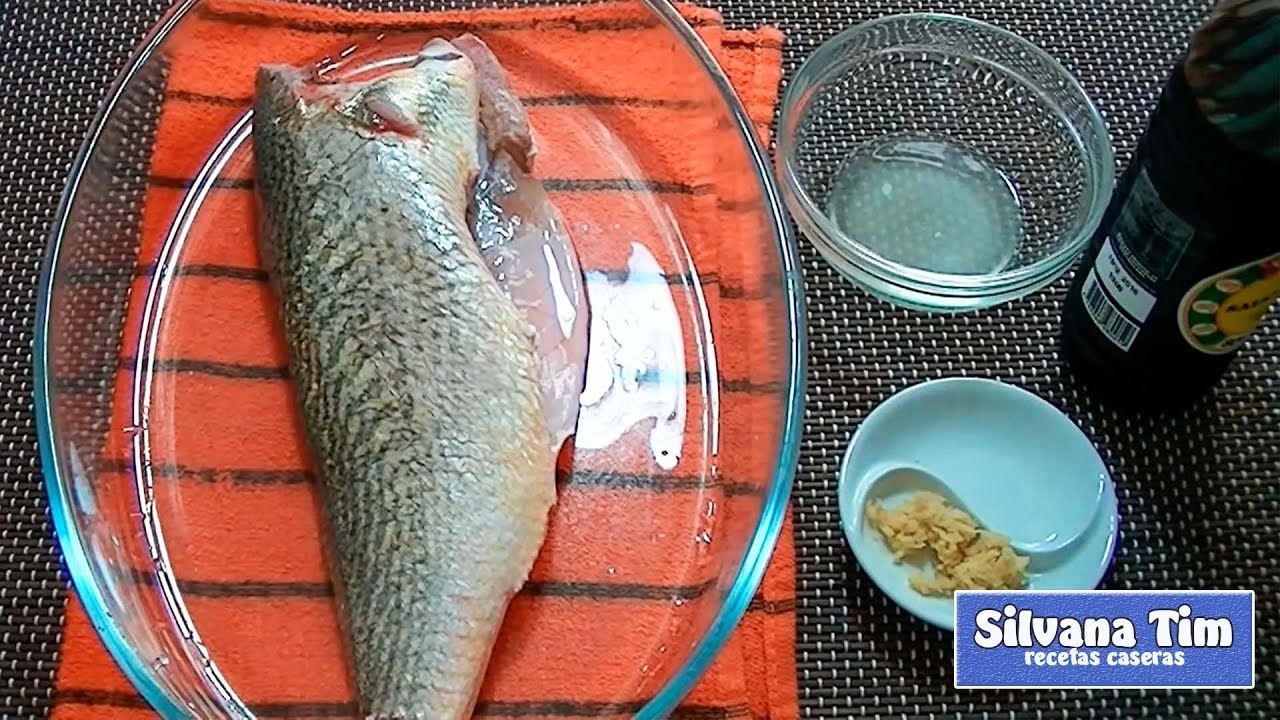 Receta PESCADO al Vapor - Recetas para vaporera electrica. Receta CORVINA al VAPOR
