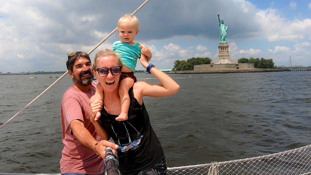 BUCKET LIST!  🍎 NYC by Sailboat - Sailing Vessel Delos Ep. 292