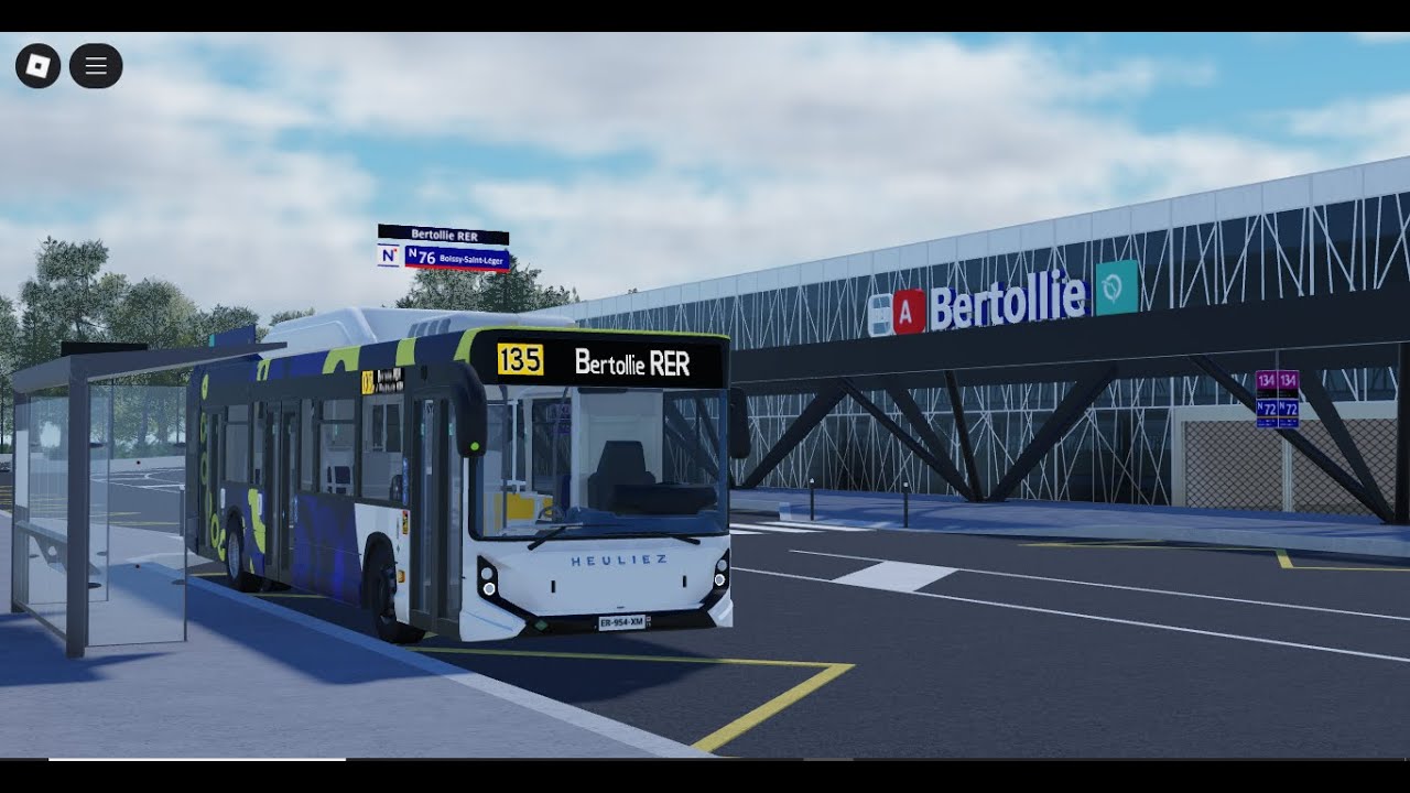 Trajet sur la ligne 135 de Seine Sud est en Heuliez GX337 GNV