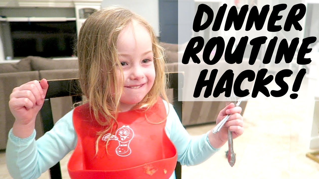 Dinner routine ideas & getting picky kids to eat!!