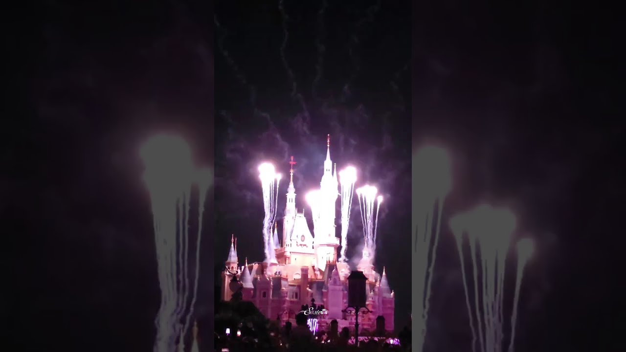 20250605 Fireworks at Shanghai Disneyland Park 🎆 🎇 #Disneyland #Shanghai #ShanghaiDisneyland