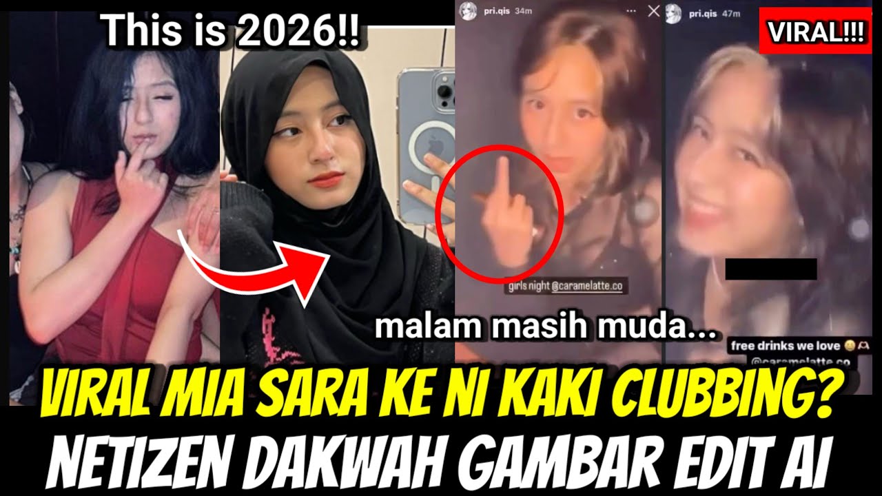 VIRAL PELAKON MIA SARA CLUBBING