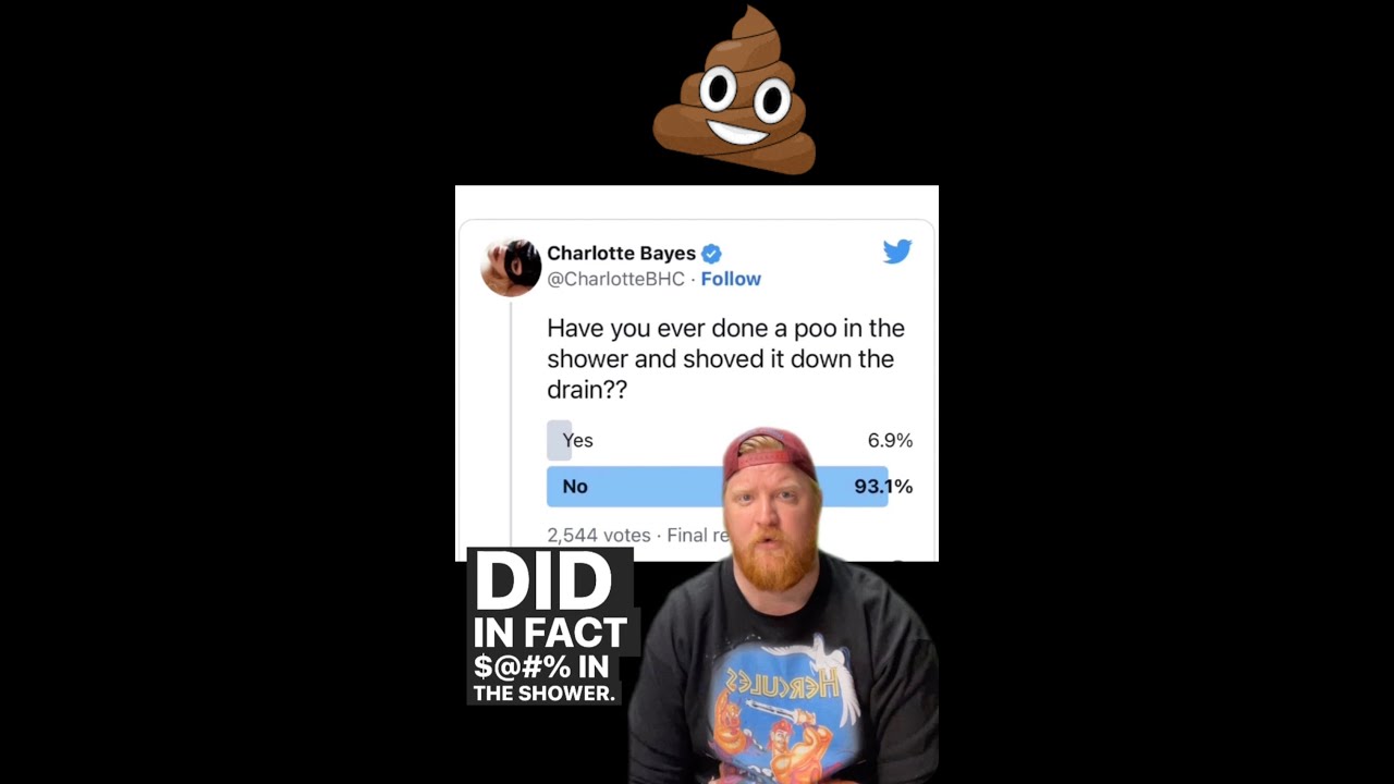 Survey Shows 1 in 30 People Poop in the Shower