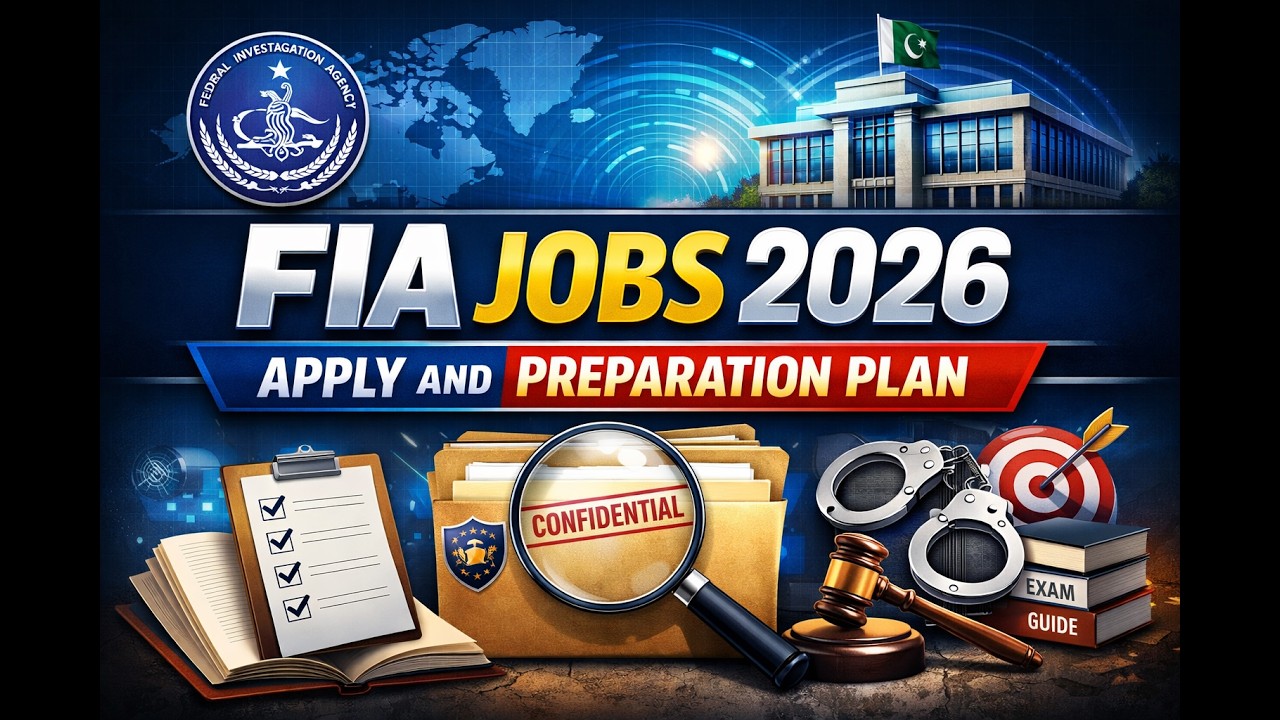 FIA Jobs 2026 | How to apply | How to Prepare | FIA Syllabus 2026 Notes