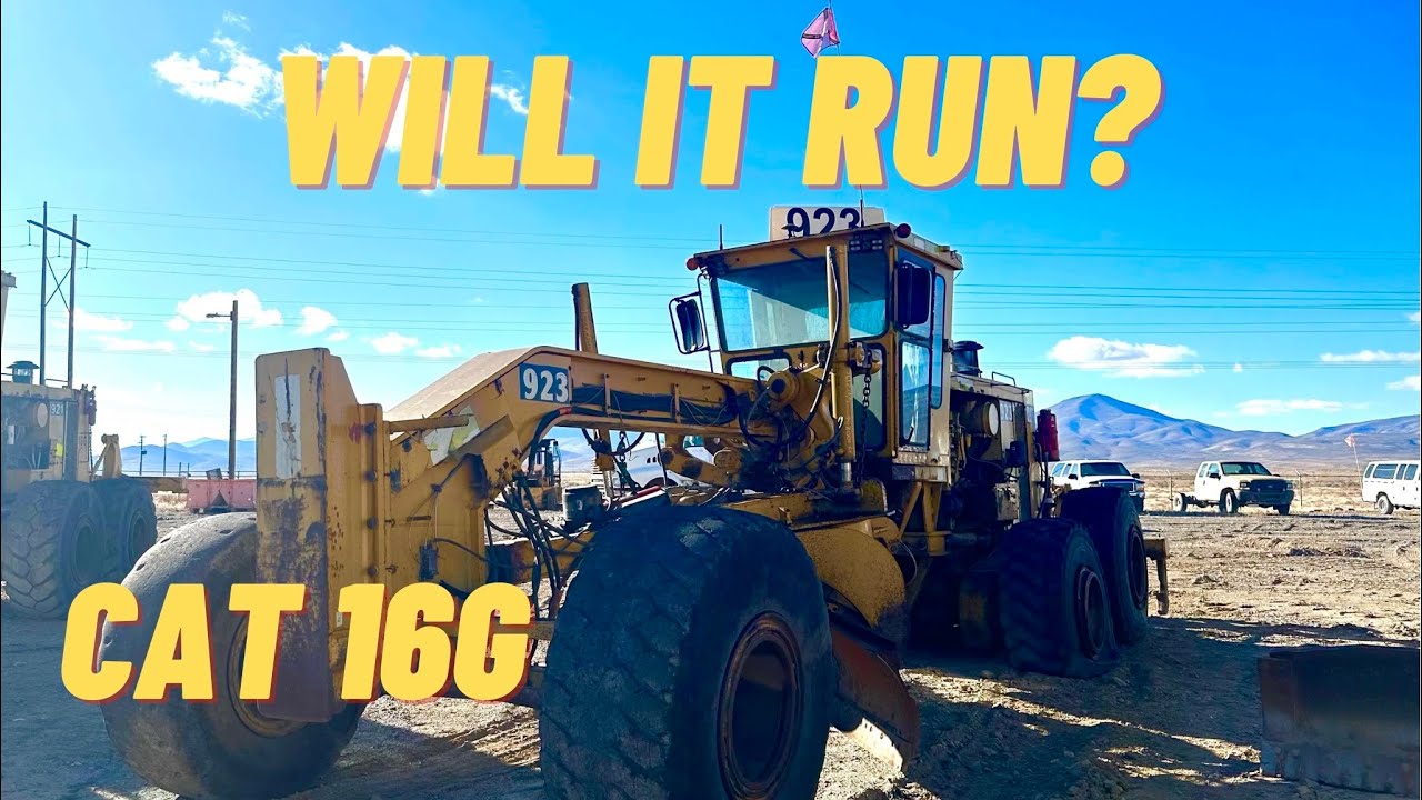 CAT 16G left for DEAD! Will it START AND RUN AGAIN?!?!