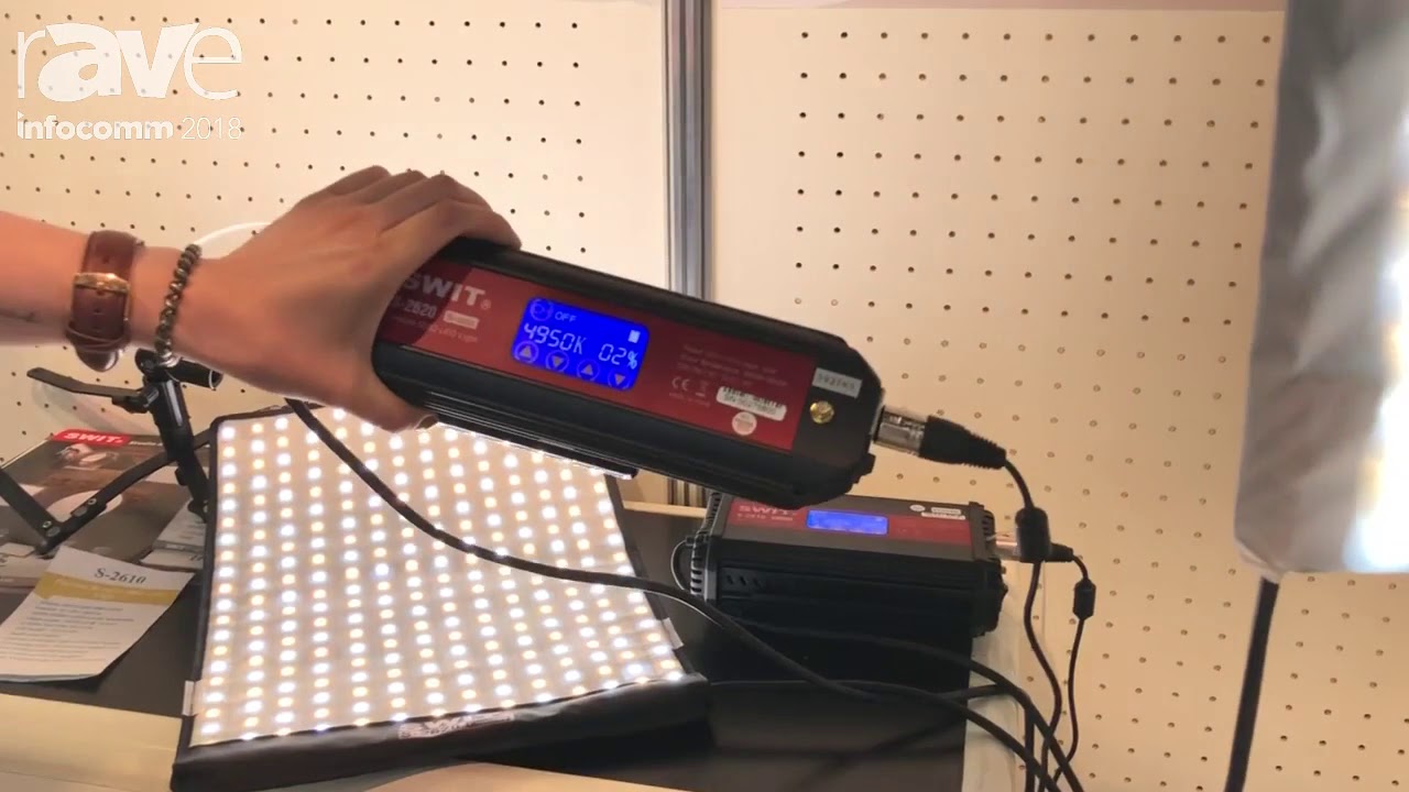 InfoComm 2018: SWIT Electronics USA Introduces Flexible Bi-Color SMD LED Light S-2610/S-2620