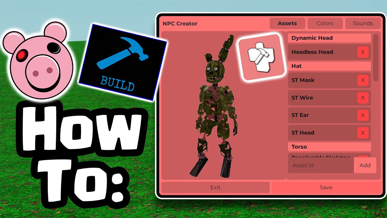 Как использовать пользовательских NPCS в режиме сборки Piggy (ВСЕ СЕКРЕТЫ)