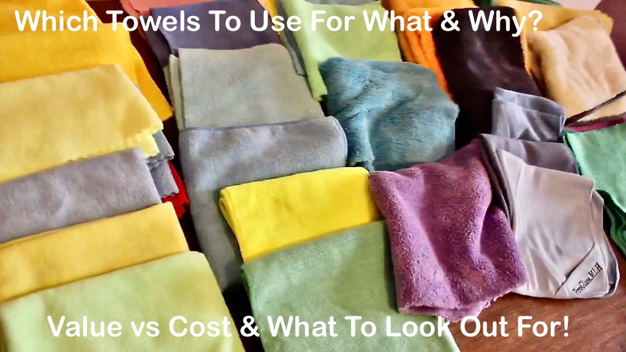 BEST CAR DETAILING MICRIFIBRE CLOTHS & TOWELS REVIEWED!