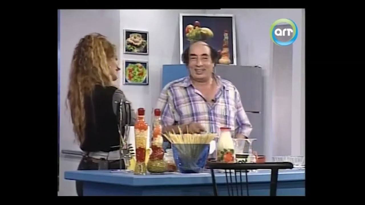 شاهد لاول مره الفنان عبدالله مشرف وهو يطبخ فى مطبخ غادة عبد الرازق