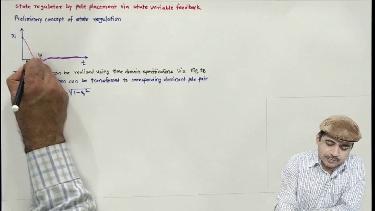 L18 State regulator design by pole placement via state variable feedback