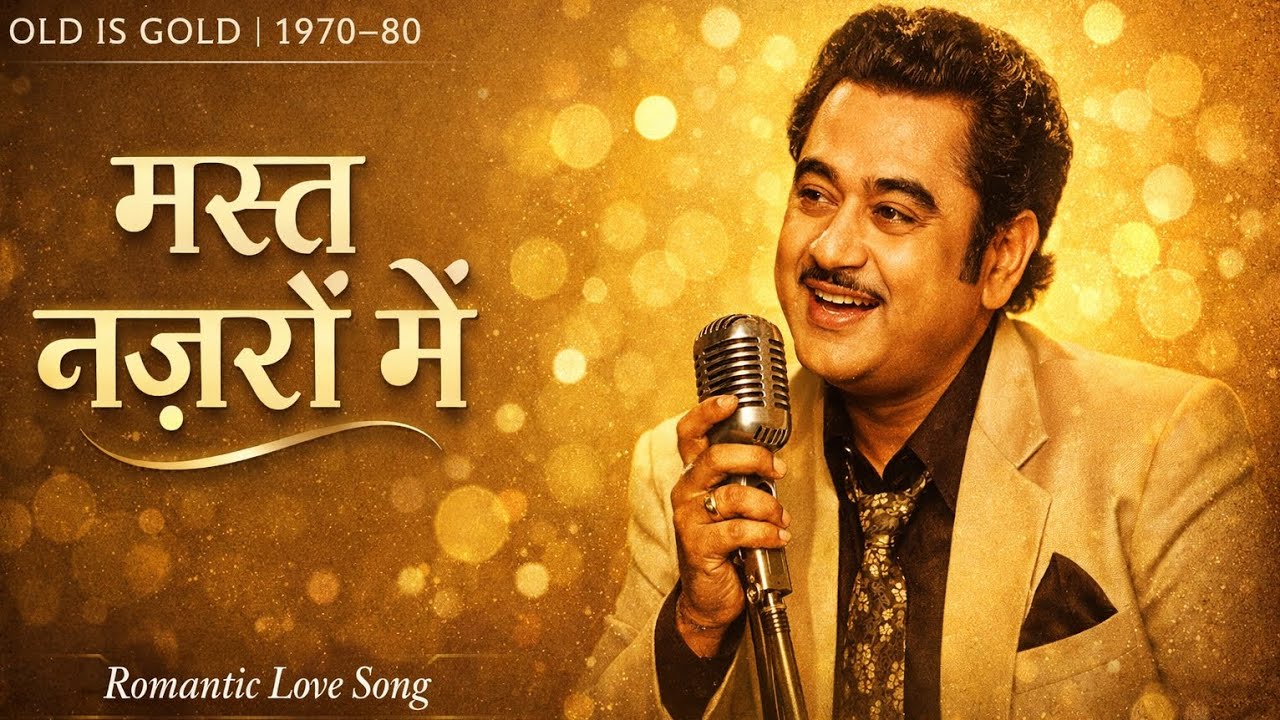 Mast Nazaron Mein | Original Song Kishore Kumar | 70s Style Upbeat Romantic Song। Retro Vibes