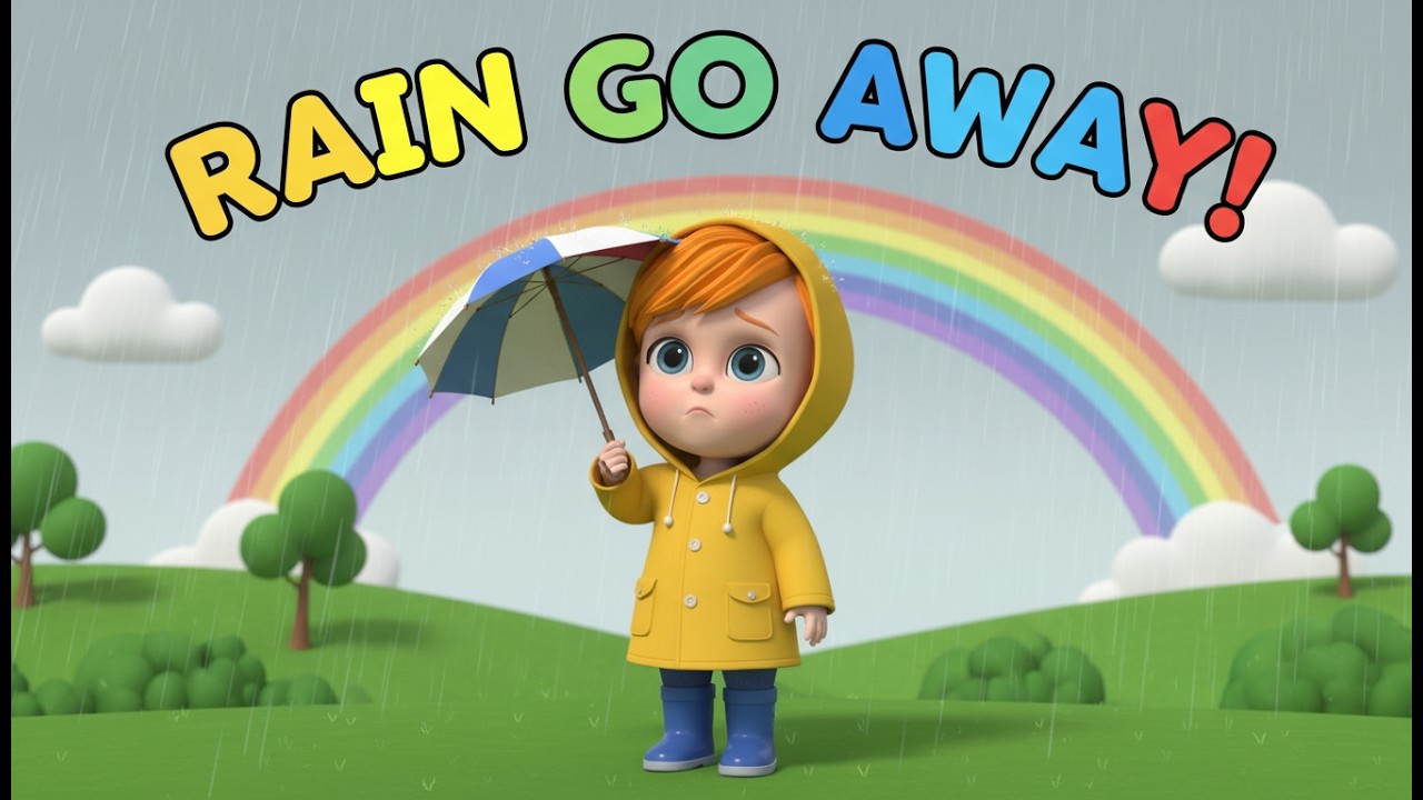 Rain Rain Go Away | Kids Nursery Rhymes & Baby Songs