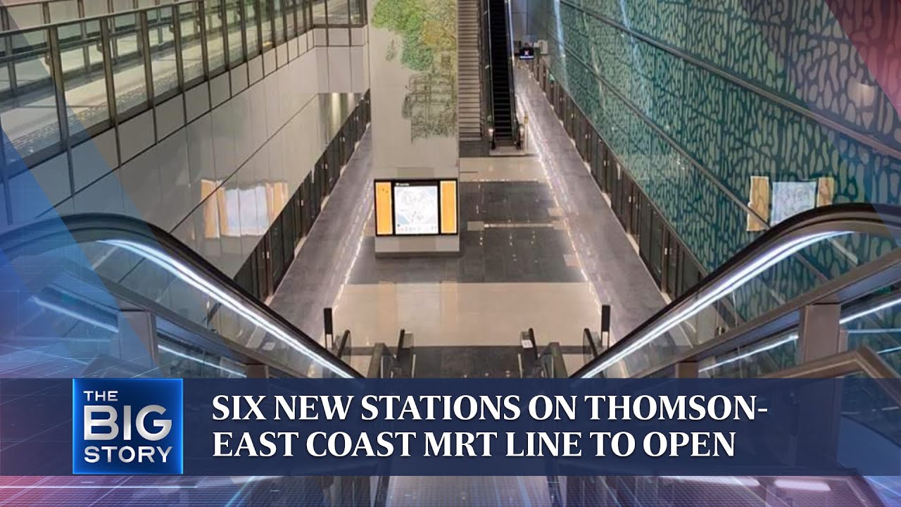 Stage 2 of Thomson-East Coast MRT Line to open on Aug 28 | THE BIG STORY