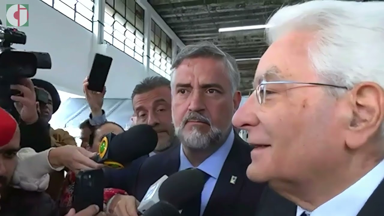 Presidente Sergio Mattarella no Brasil