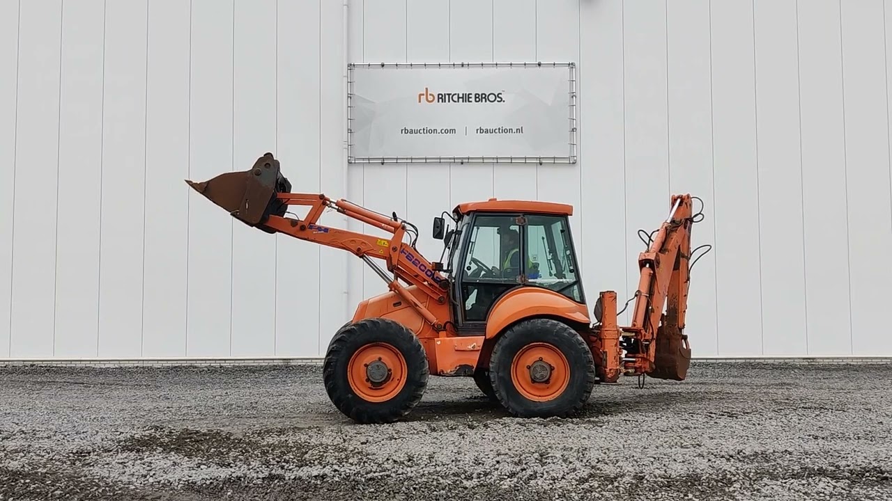 2001 Fiat-Hitachi FB200/2-4PS Loader Backhoe | Moerdijk, NLD Timed Auction | 9 - 11 February, 2022