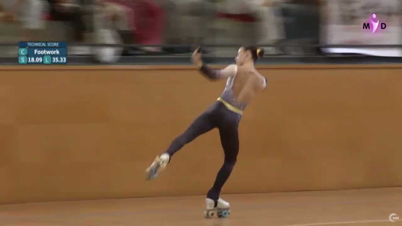 AINHOA SANTOS (MDR) - CTO ESPAÑA 2025 - 5º place,  infantil ladies (free program)