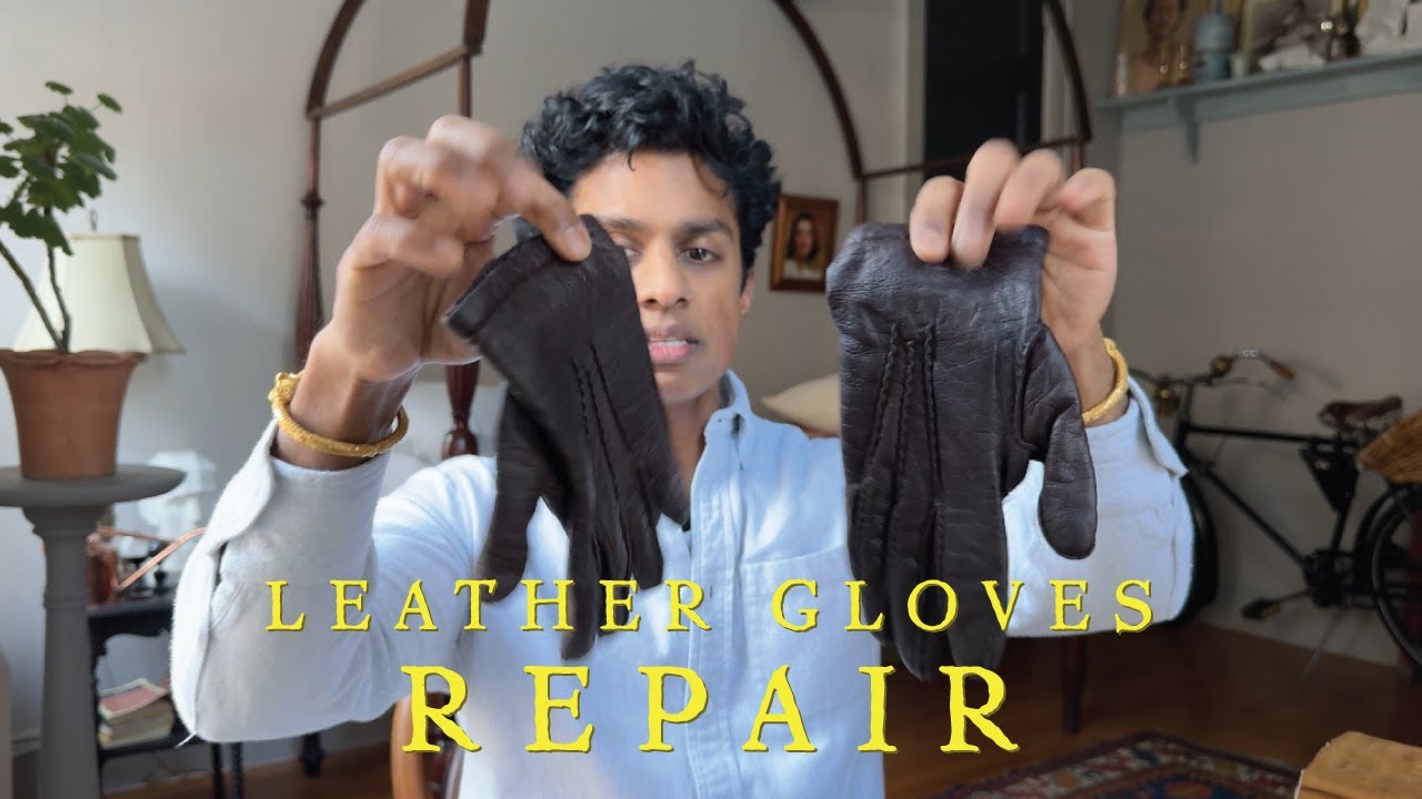 I RUINED MY EXPENSIVE LEATHER GLOVES...But Now I'll fix them! - With Rajiv Surendra