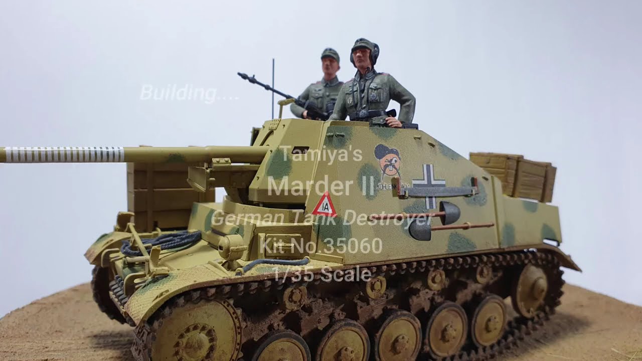 СТРОИТЕЛЬСТВО: Истребитель танков Marder II от Tamiya в масштабе 1/35
