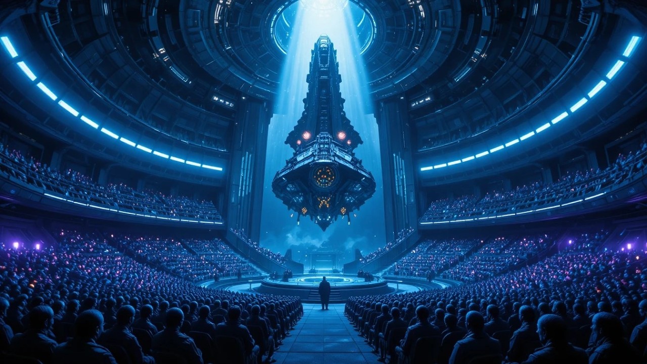 An Alien Council Froze as a Human Titan Warship Cast Its Shadow Sci-Fi | HFY