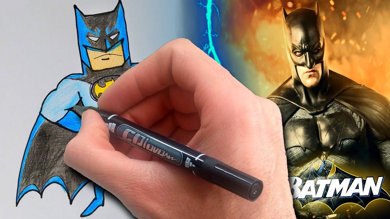 How to Draw a BATMAN Cartoon