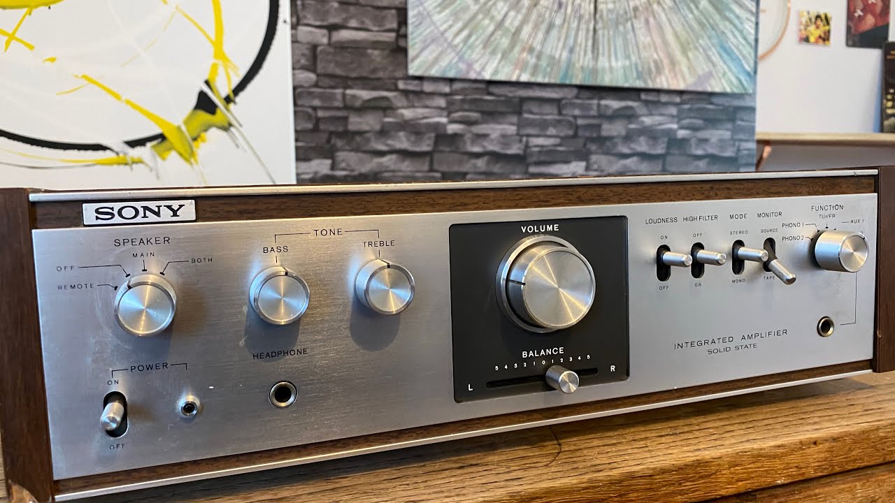 Винтажный усилитель SONY TA-1010 (1971) хорошо ли он звучит?