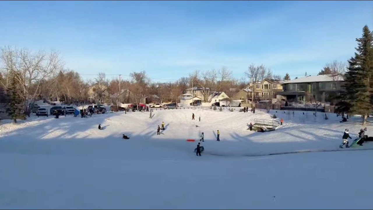 Walking in Regina, December 30, 2025: A bit of the creek on a mild afternoon