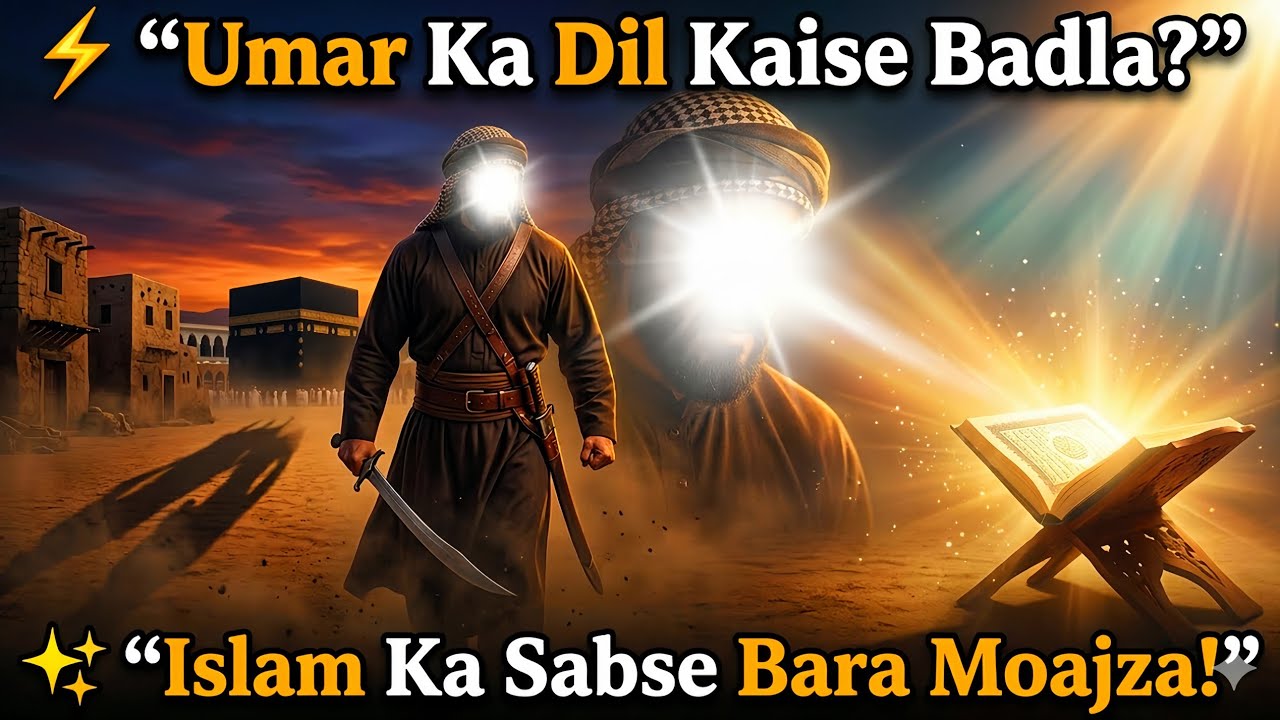  Jab Umar (RA) Nabi ﷺ Ko Qatl Karne Nikle | Umar (RA) Ka Dil Quran Ne Kaise Badla?