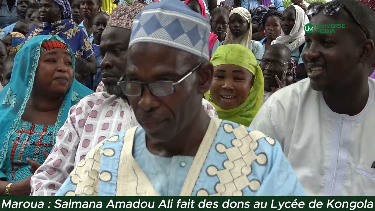 Dons de Salmana Amadou Ali au lycée de Kongola