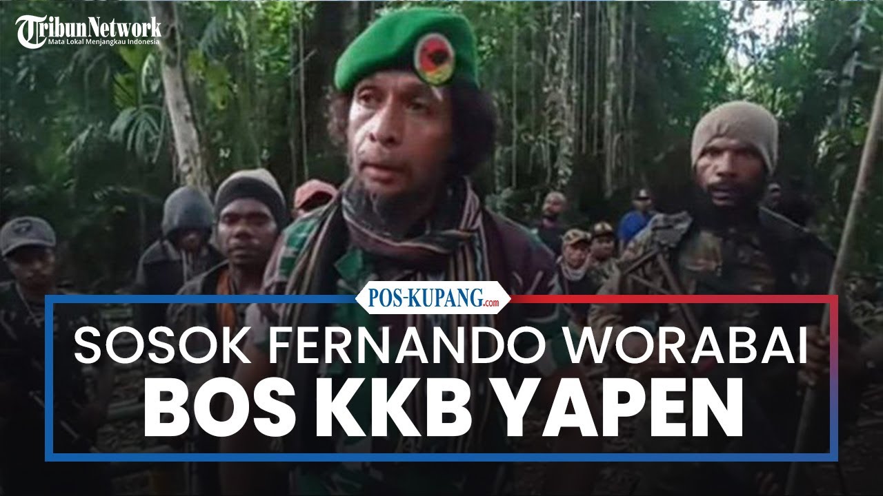 Sosok Pimpinan KKB Kepulauan Yapen Fernando Worabai,  yang Serukan Perlawanan terhadap TNI-Polri