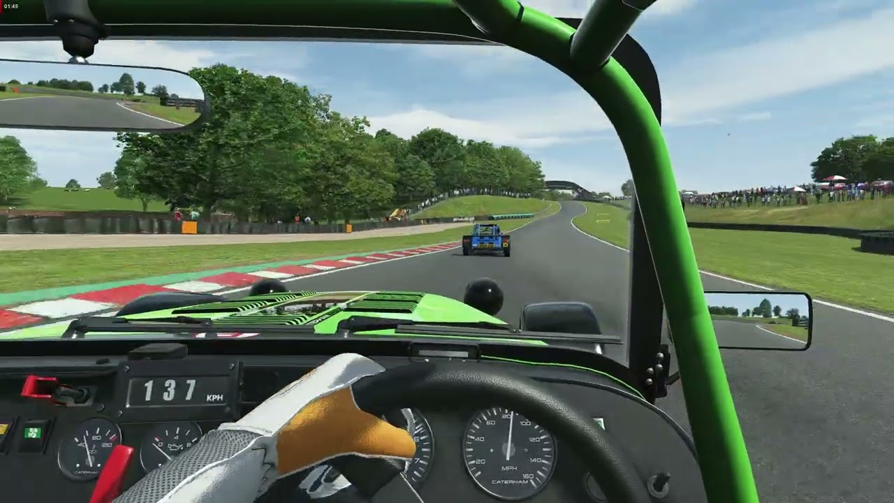 rFactor 2 Caterham Academy Oulton Park Fosters Onboard