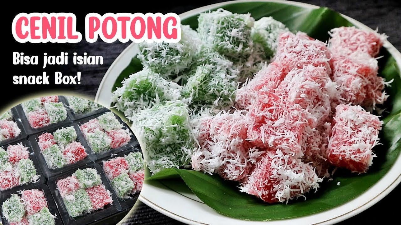 MUDAH BANGET MEMBUAT CENIL POTONG YANG ENAK! Resep Klanting/Cenil/Gurandil Lembut dan Kenyal