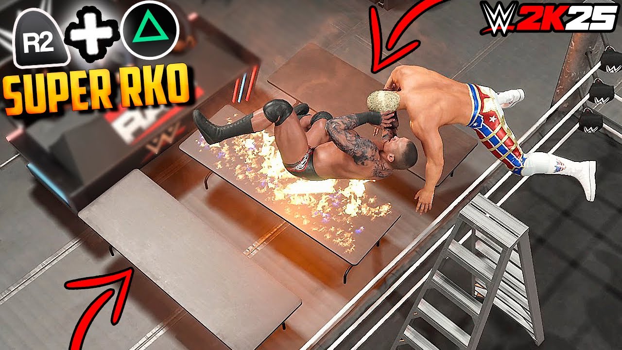 50 способов провести RKO в WWE 2K25!