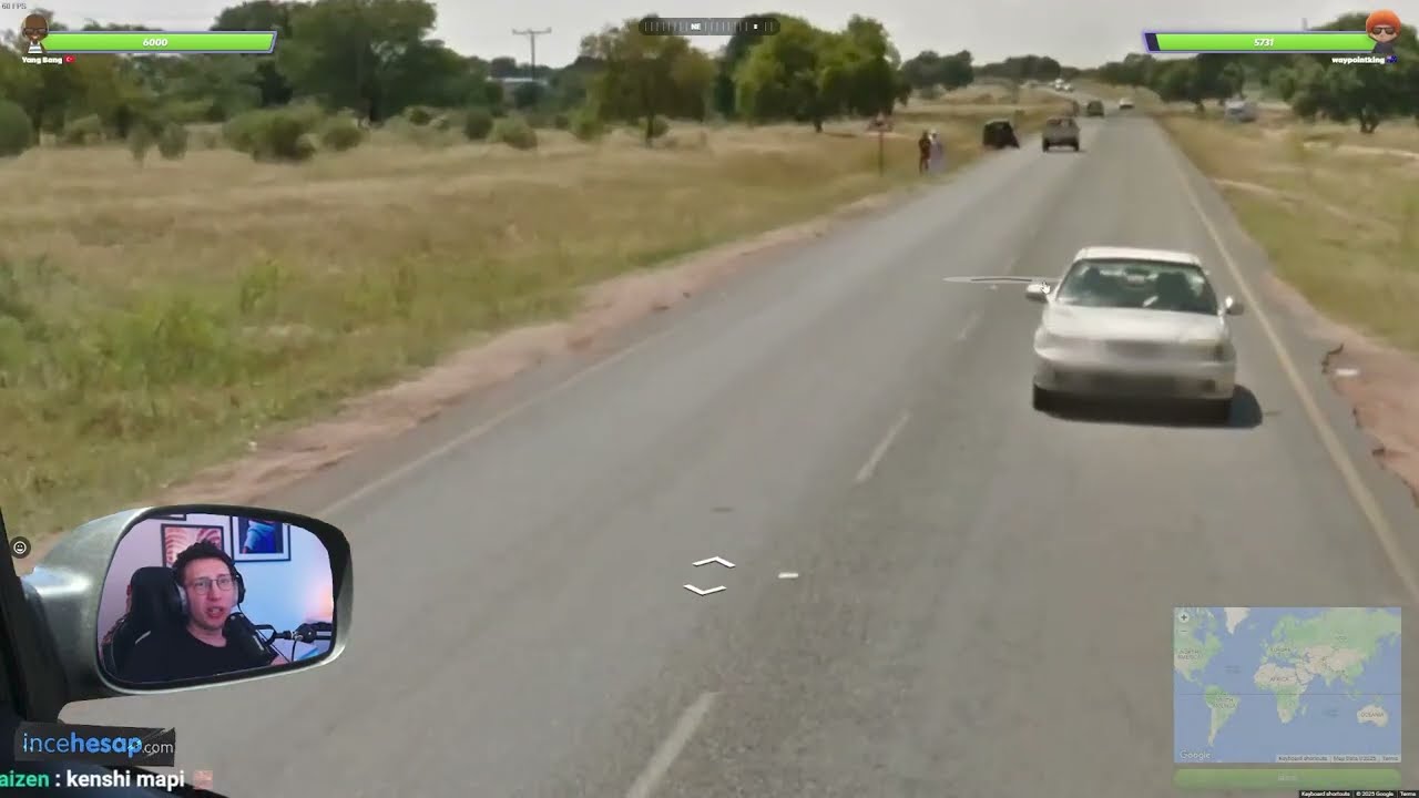 Rekabetçi geoguessr devam