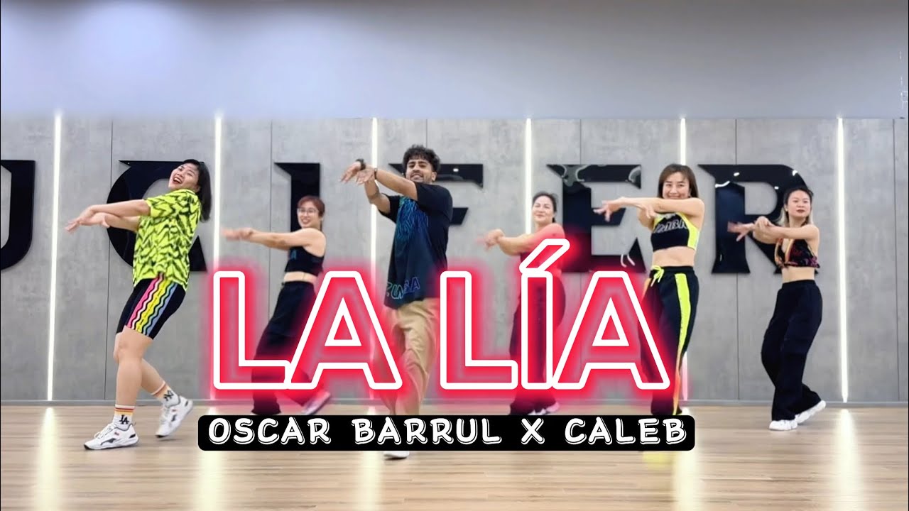 LA LÍA - OSCAR BARRUL X CALEB | Zumba Salsa | Happy Mehra Choreography