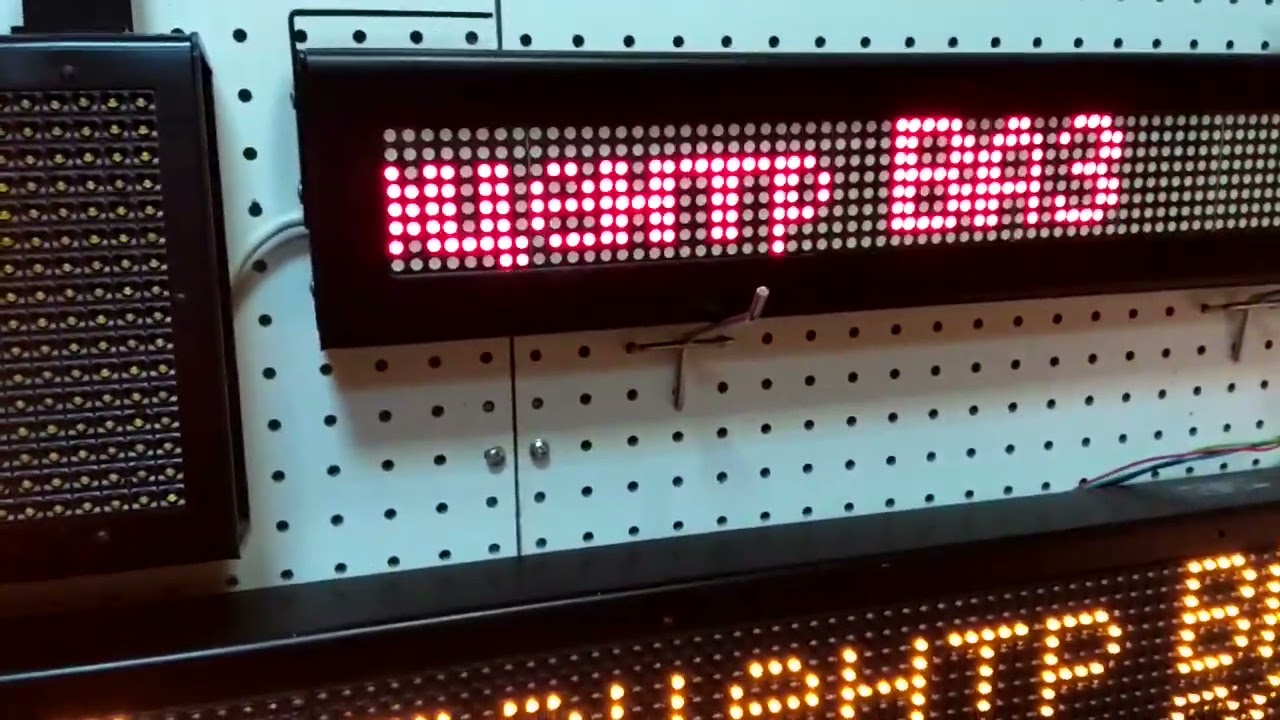 Демо  работы табло Селена от автоинформаторов Алмаз и Электроника