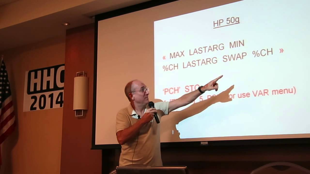 HHC 2014: Programming the Same Task: HP-41, HP-71B, HP 50g, HP Prime
