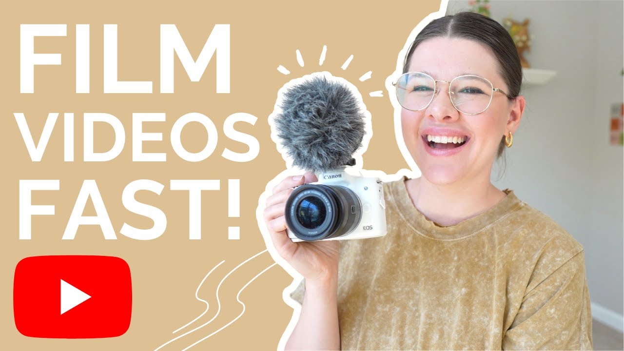 FILMING 4 YOUTUBE VIDEOS IN 3 HOURS! How I batch film YouTube videos on one day every month