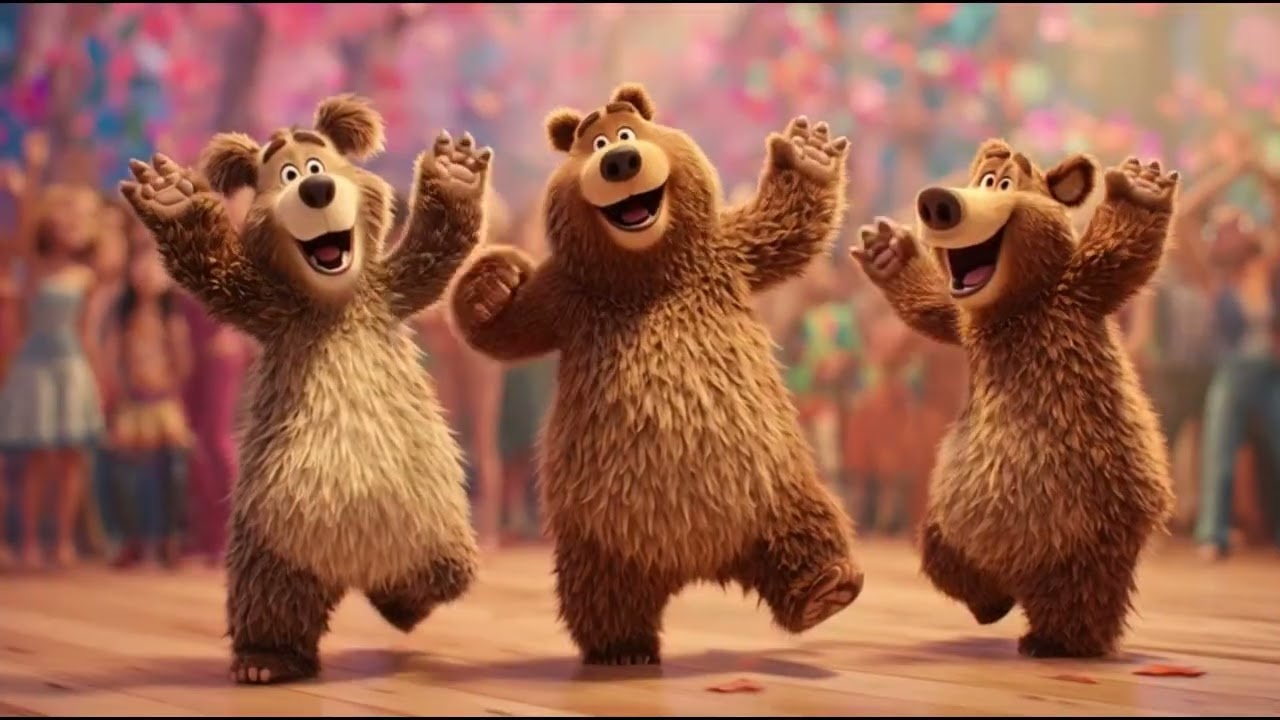 Urso Dançando Feliz