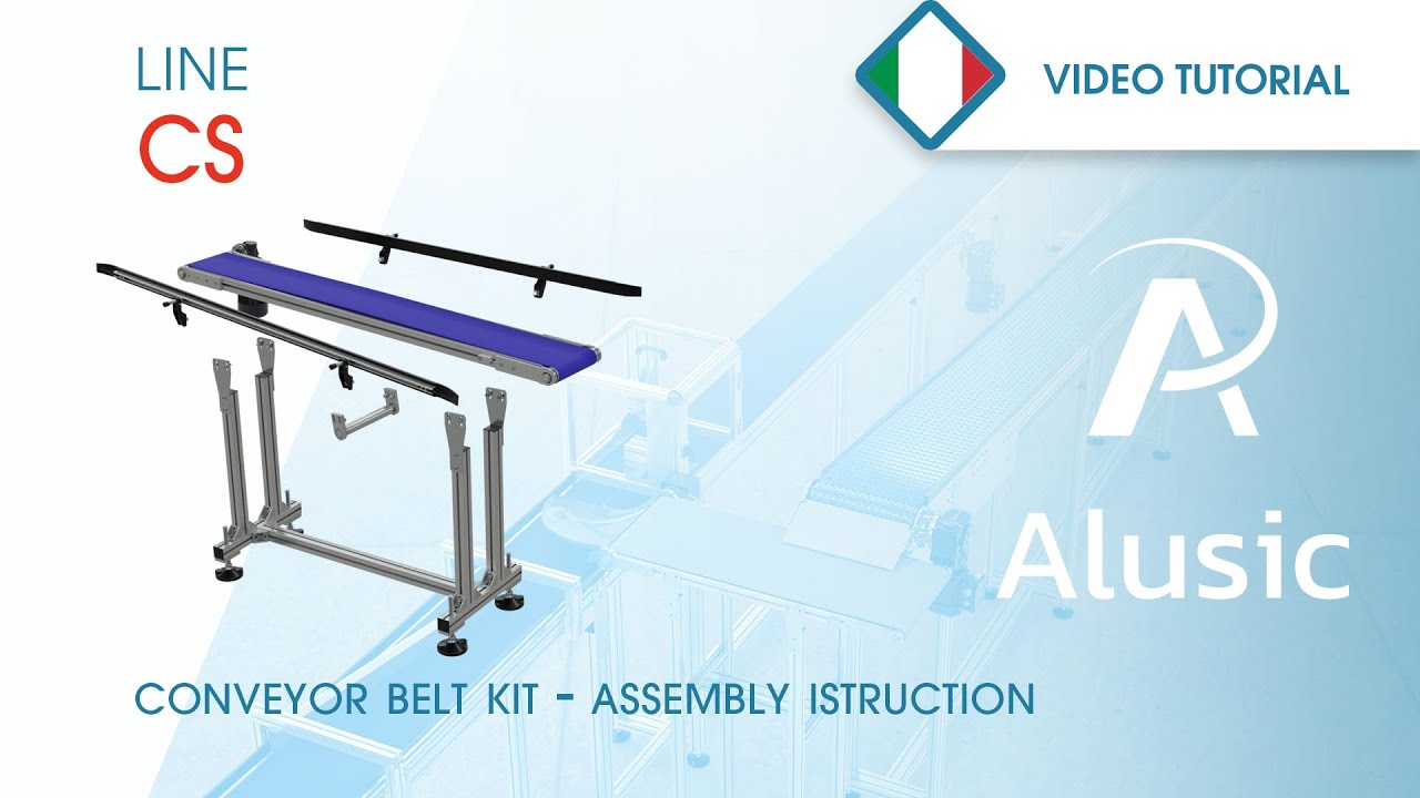 ALUSIC - Line CS -  Istruzioni montaggio kit nastro-Motorizzazione diretta