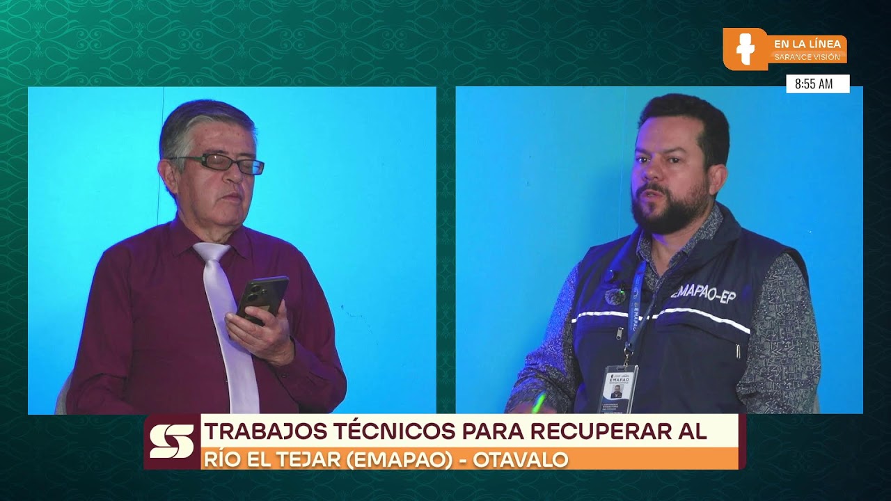 #EnVivo | Trabajos técnicos para recuperar al Río El Tejar - Otavalo 2026