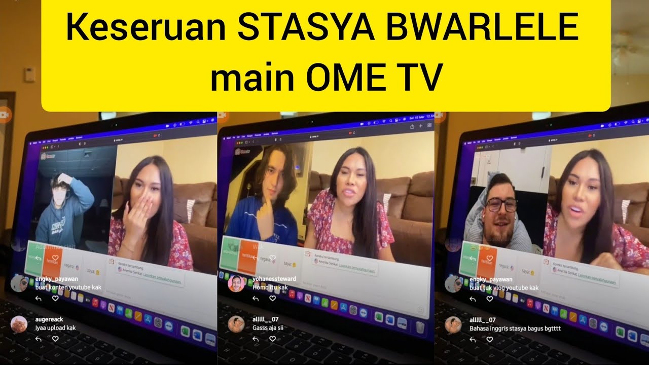 Keseruan STASYA BWARLELE main OME TV